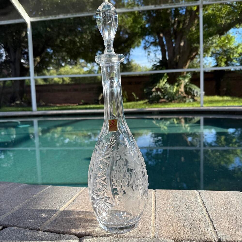 Vintage Nachtmann Large Crystal Decanter